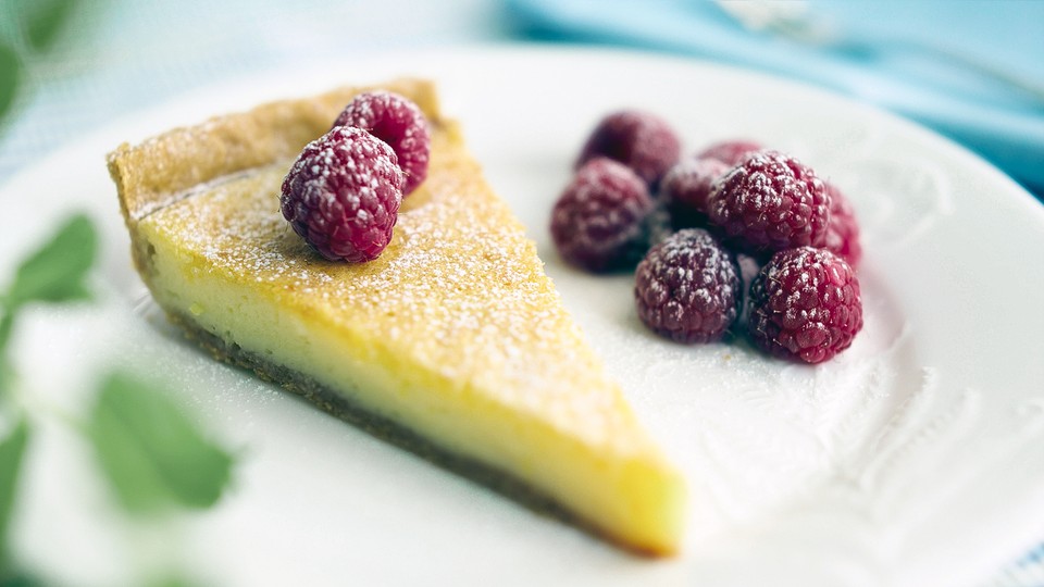 Tarte au citron vert et lait de coco