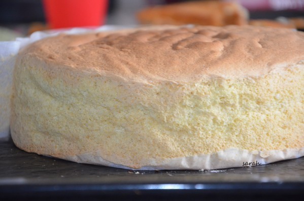 Génoise pour gâteau roulé