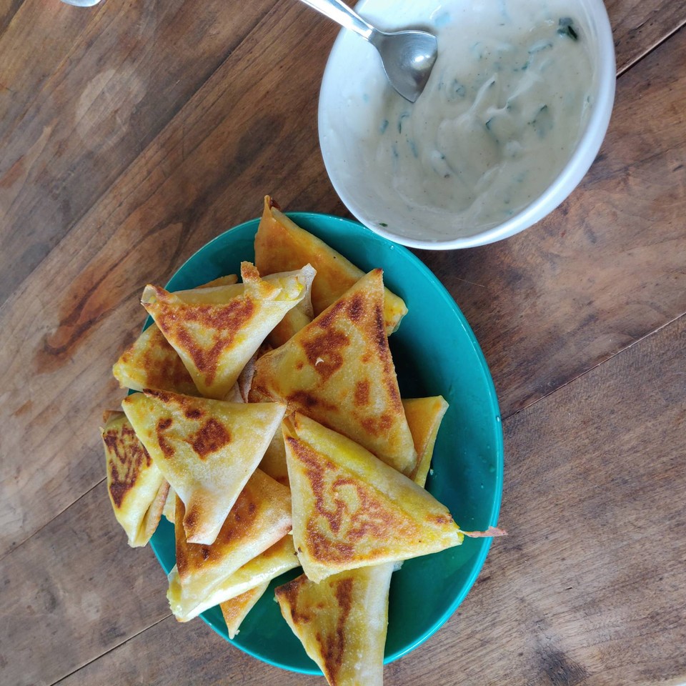 Samoussa aux courgettes