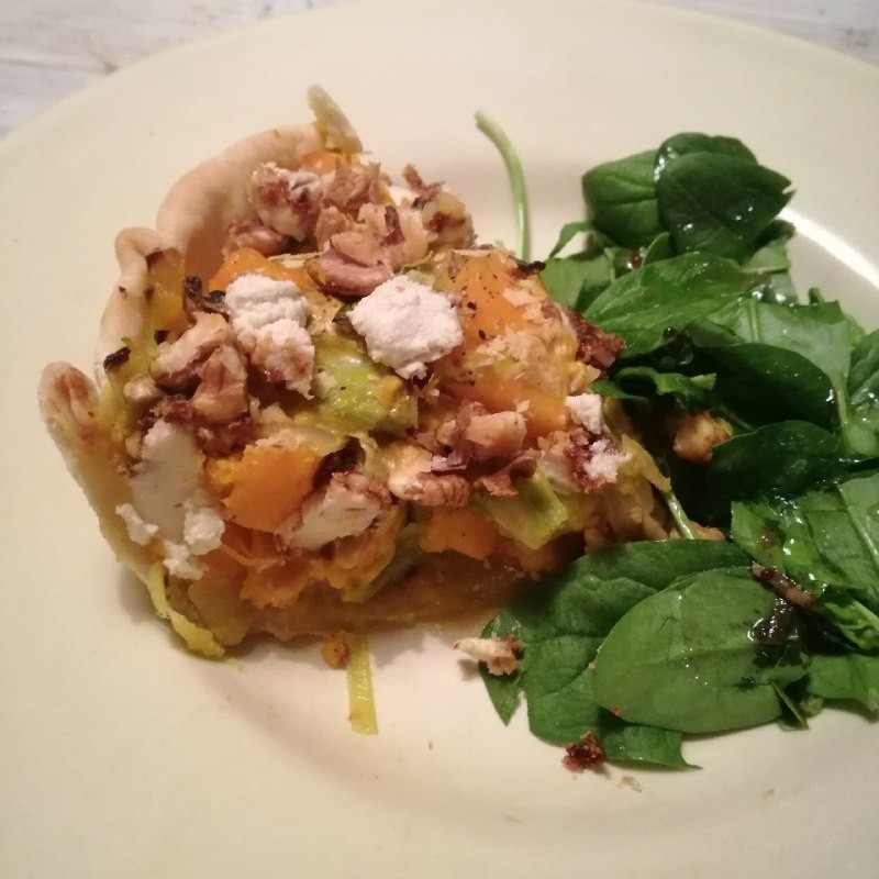 Tarte aux légumes et au potimarron