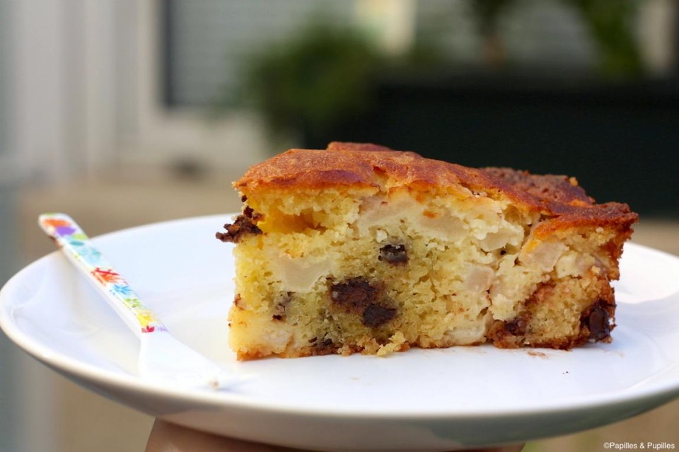 Gâteau poire - chocolat