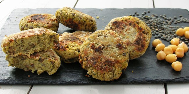 Boulettes lentilles pois-chiches